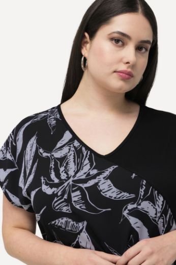 Plus size veliki brojevi Haljina elegantna s printom za punije