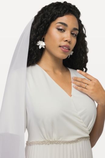 Plus size veliki brojevi Haljina svečana plise kratkih rukava za punije