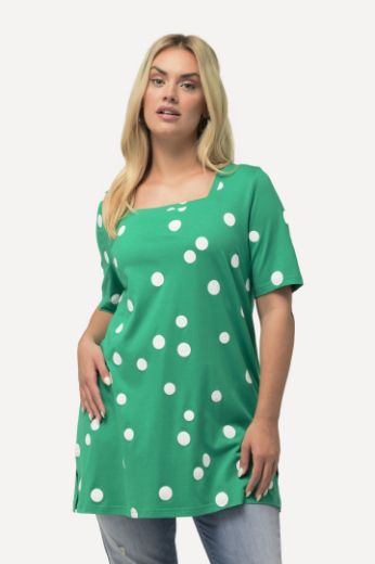 Plus size veliki brojevi Majica A kroja s printom točki za punije