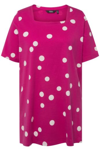 Plus size veliki brojevi Majica A kroja s printom točki za punije