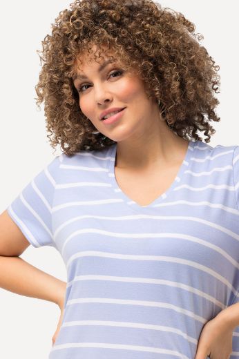 Plus size veliki brojevi Majica V ovratnika A kroja za punije