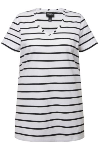 Plus size veliki brojevi Majica V ovratnika A kroja za punije
