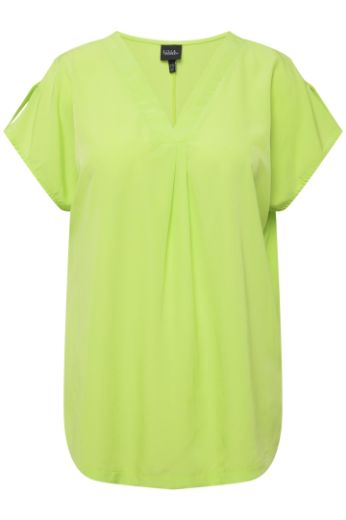 Plus size veliki brojevi Bluza V izreza za punije
