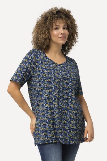 Plus size veliki brojevi Majica kratkih rukava A kroja s printom za punije