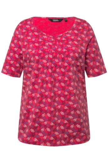 Plus size veliki brojevi Majica kratkih rukava A kroja s printom za punije