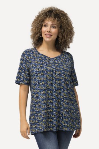 Plus size veliki brojevi Majica kratkih rukava A kroja s printom za punije
