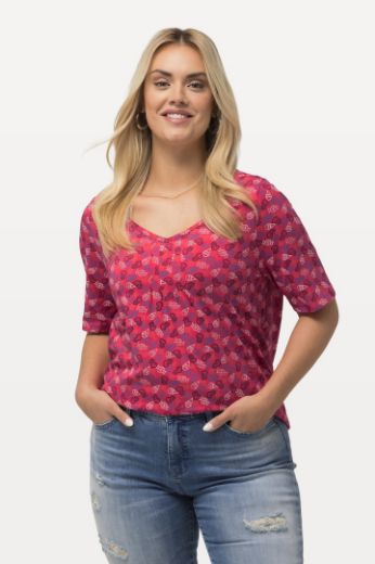 Plus size veliki brojevi Majica kratkih rukava A kroja s printom za punije