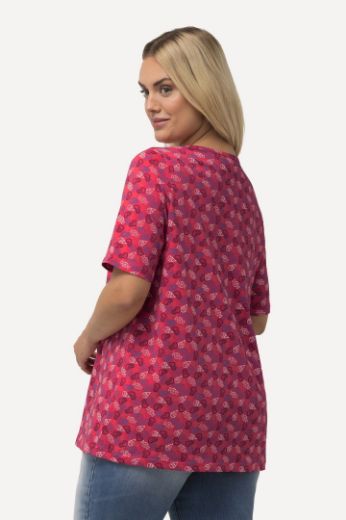 Plus size veliki brojevi Majica kratkih rukava A kroja s printom za punije