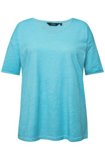 Plus size veliki brojevi Majica kratkih rukava V izreza za punije