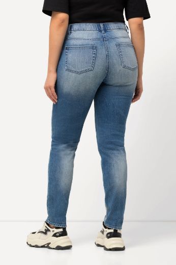Plus size veliki brojevi Traperice Sarah uništenog efekta za punije
