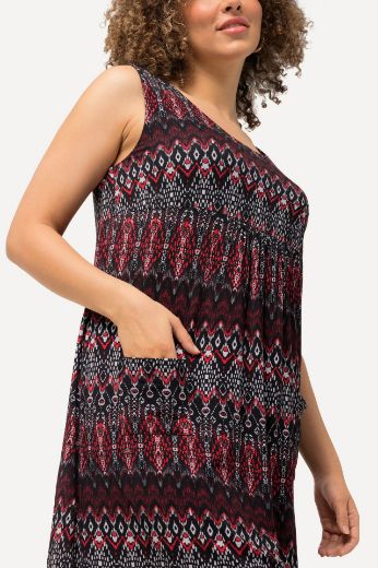 Plus size veliki brojevi Haljina bez rukava kraćeg kroja za punije