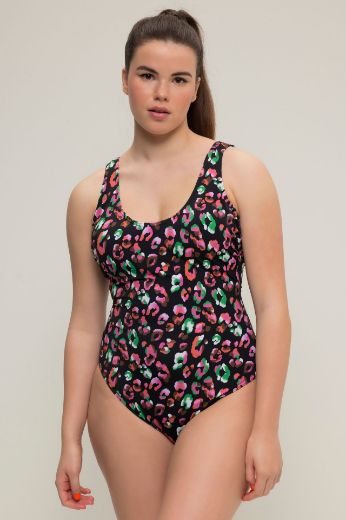 Plus size veliki brojevi Kupači kostim jednodijelni s printom za punije