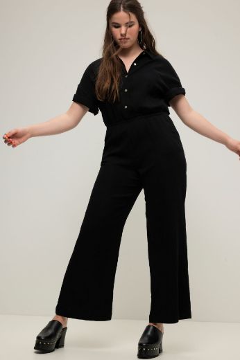 Plus size veliki brojevi Kombinezon kratkih rukava za punije
