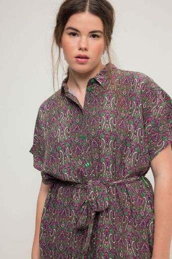 Plus size veliki brojevi Haljina maxi na vezanje za punije
