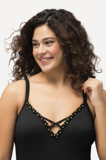 Plus size veliki brojevi Kupaći kostim jednodijelni s ukrasnim dodacima za punije