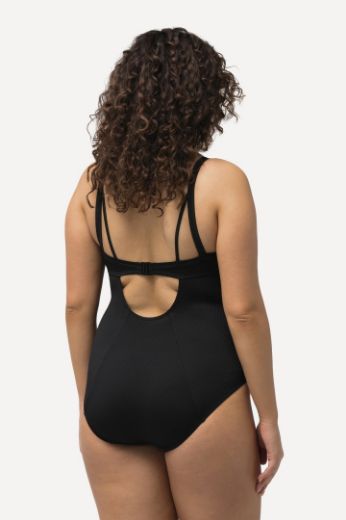 Plus size veliki brojevi Kupaći kostim jednodijelni s ukrasnim dodacima za punije