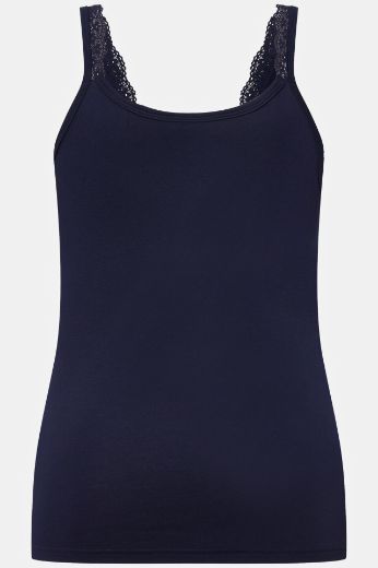 Plus size veliki brojevi Potkošulja s dodatkom čipke za punije