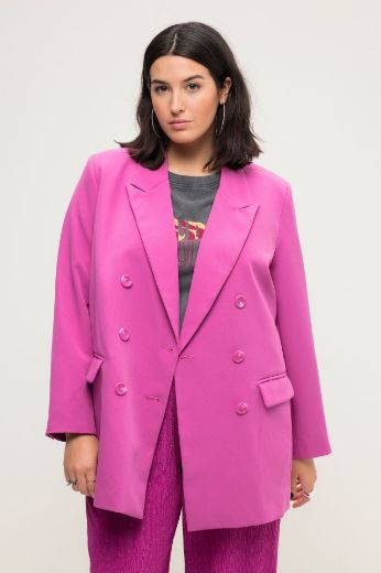 Plus size veliki brojevi Sako s dvostrukim kopčanjem za punije