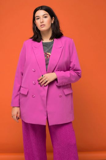 Plus size veliki brojevi Sako s dvostrukim kopčanjem za punije