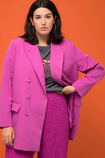 Plus size veliki brojevi Sako s dvostrukim kopčanjem za punije
