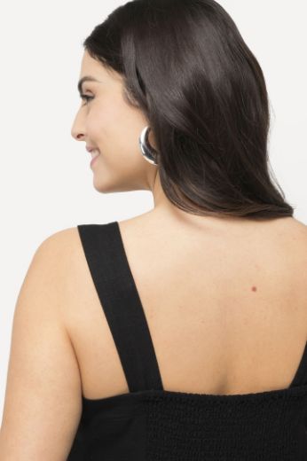 Plus size veliki brojevi Haljina Midi s naramenicama za punije