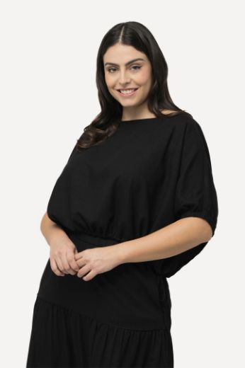 Plus size veliki brojevi Bluza kraći model na vezanje za punije