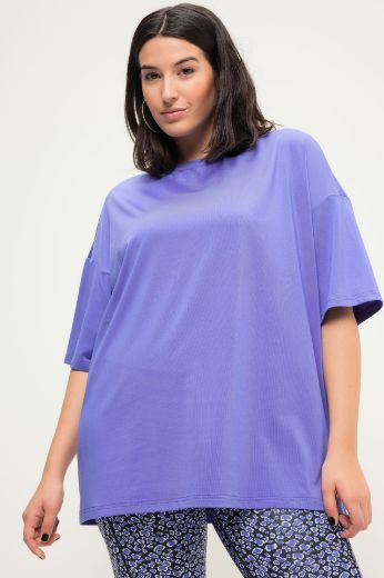 Plus size veliki brojevi Majica šireg kroja s natpisom na leđima za punije