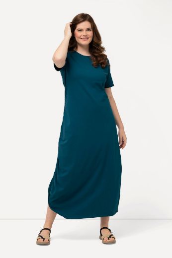 Plus size veliki brojevi Haljina maxi kratkih rukava za punije