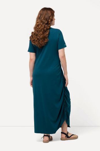 Plus size veliki brojevi Haljina maxi kratkih rukava za punije