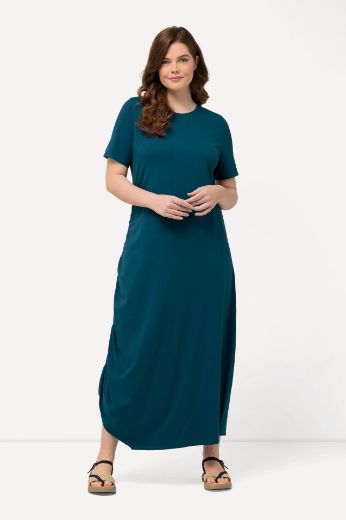 Plus size veliki brojevi Haljina maxi kratkih rukava za punije