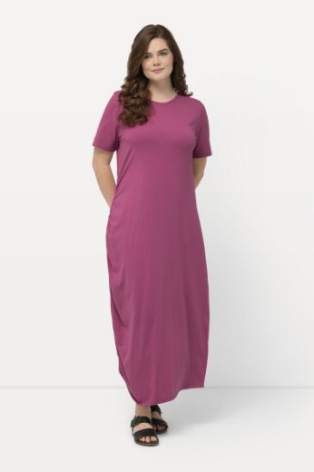 Plus size veliki brojevi Haljina maxi kratkih rukava za punije