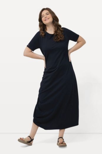 Plus size veliki brojevi Haljina maxi kratkih rukava za punije