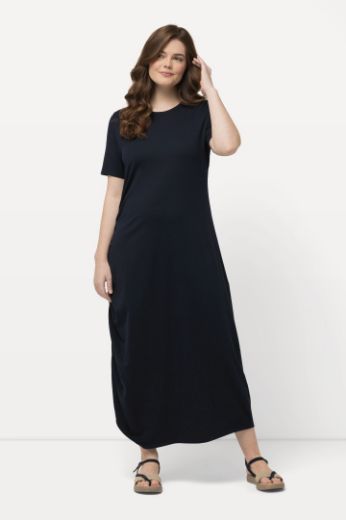 Plus size veliki brojevi Haljina maxi kratkih rukava za punije