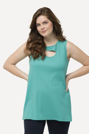 Plus size veliki brojevi Majica bez rukava s otvorom za punije