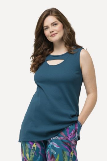Plus size veliki brojevi Majica bez rukava s otvorom za punije