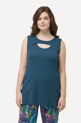 Plus size veliki brojevi Majica bez rukava s otvorom za punije