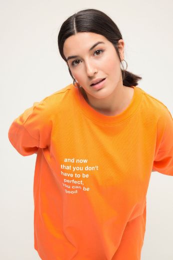 Plus size veliki brojevi Majica s natpisom za punije
