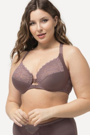 Plus size veliki brojevi Grudnjak s prednjim i stražnjim kopčanjem za punije