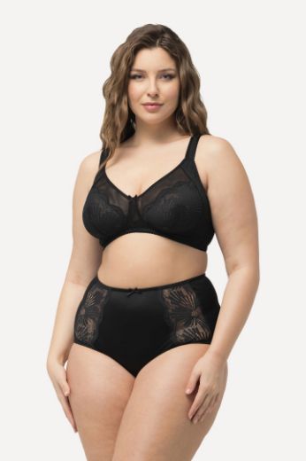 Plus size veliki brojevi Grudnjak bez žice s dekorativnom čipkom za punije