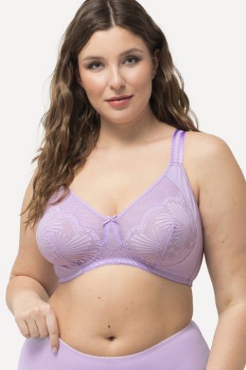Plus size veliki brojevi Grudnjak bez žice s dekorativnom čipkom za punije
