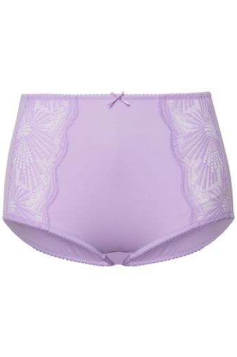 Plus size veliki brojevi Gaćice maxi s dekorativnom čipkom za punije