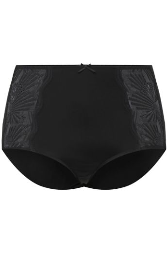 Plus size veliki brojevi Gaćice maxi s dekorativnom čipkom za punije