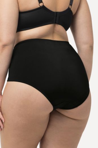 Plus size veliki brojevi Gaćice maxi s dekorativnom čipkom za punije