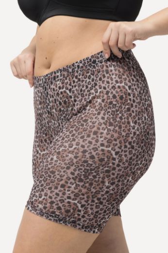 Plus size veliki brojevi Hlače biciklističke motiv leoparda za punije
