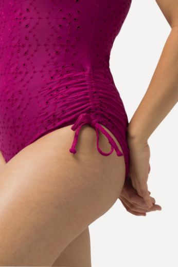 Plus size veliki brojevi Kupaći kostim jednodijelni s naramenicama na skidanje za punije