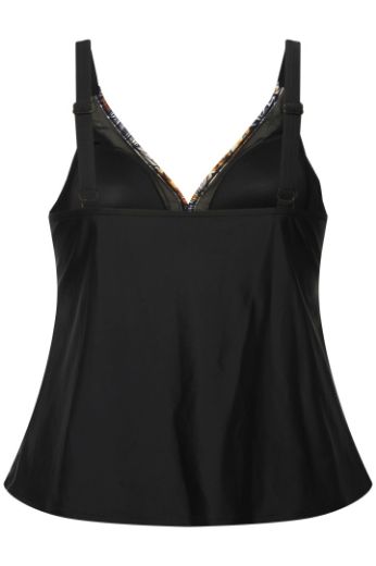 Plus size veliki brojevi Kupaći kostim Tankini V izreza za punije