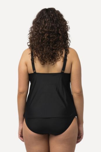 Plus size veliki brojevi Kupaći kostim Tankini V izreza za punije