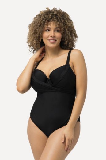 Plus size veliki brojevi Kupaći kostim jednodijelni s lagano podstavljenim košaricama za punije