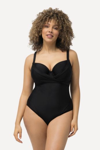 Plus size veliki brojevi Kupaći kostim jednodijelni s lagano podstavljenim košaricama za punije