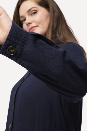 Plus size veliki brojevi Jakna lagana s džepovima za punije